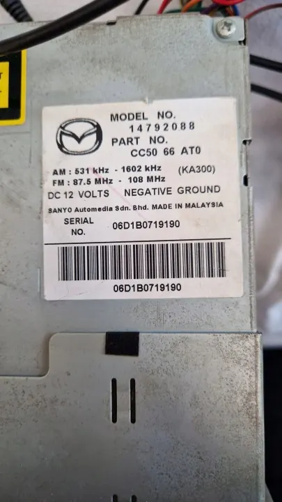 Mazda 5 CD-Radio-Panel OEM 14792088 - Gebraucht image 4