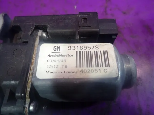 OPEL MERIVA A I 04-10 Elevador de Vidro Direito 6 Pin 93189578 image 9
