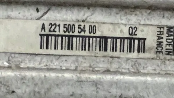 INTERCOOLER RADIATOR MERCEDES S-KLASSE W221 image 2