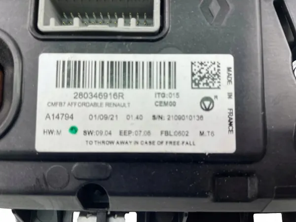 Écran de navigation Renault Captur OEM 280346916R image 5