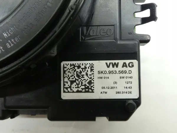 Airbag Stuurwiel Spiraal VW Tiguan I 5K0953569D image 4