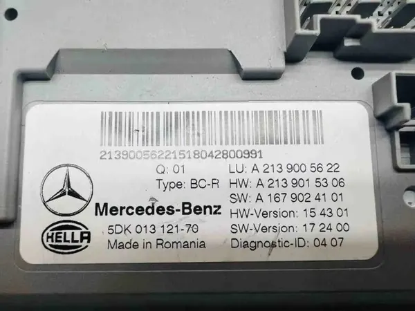 Module Confort OEM A2139005622 pour Mercedes-Benz E W213 image 4