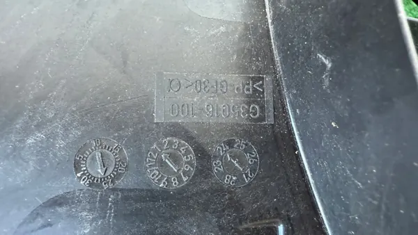 Ventilatorhuis OEM G35016-100 K72/56L Mercedes image 4