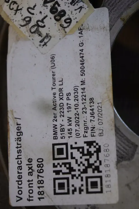 BMW Bremscheiben & Beläge Set OEM 6891080 image 4