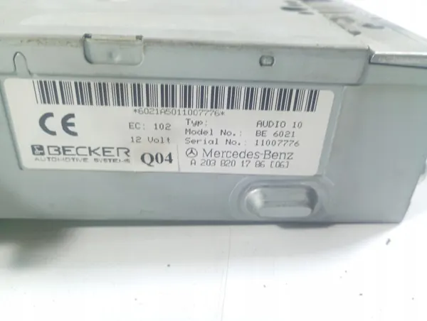 Radio Mercedes W203 Clase C Coupé OEM M1S255 MAR 00021158 image 5