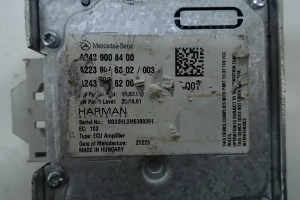 Amplificador Harman usado OEM A2439008400 para Mercedes image 4