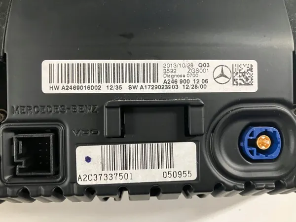 Écran radio Mercedes Classe A W176 OEM A2469001206 image 4