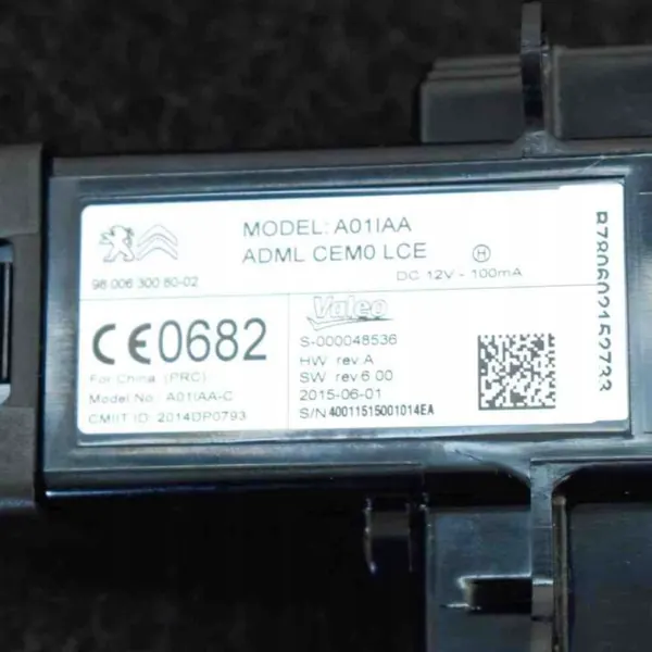 OEM 9800630080 Contacteur d'allumage Citroën C4 Grand Picasso image 3