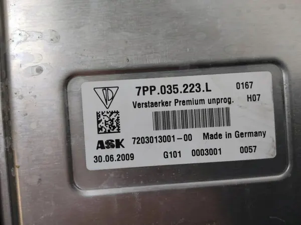 Porsche Panamera 970 Vahvistin OEM 7PP035223L image 6