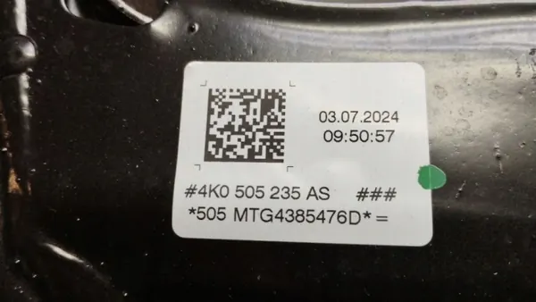 Viga do eixo traseiro Audi A7 OEM 4K0505235AS image 7