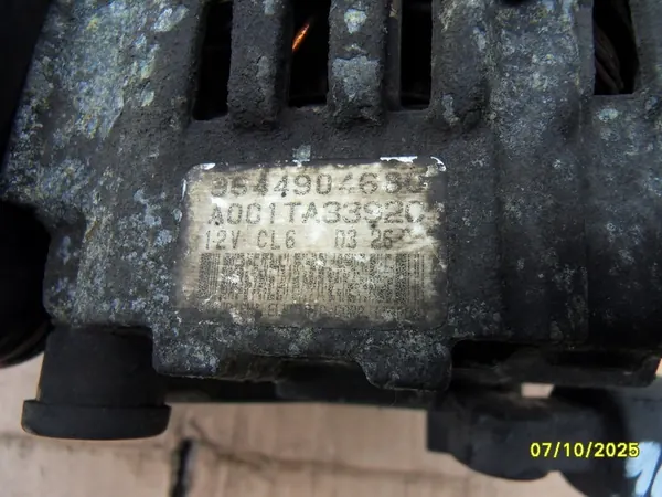 Vaihtovirtageneraattori Citroen Peugeot OE 9644904680 image 4