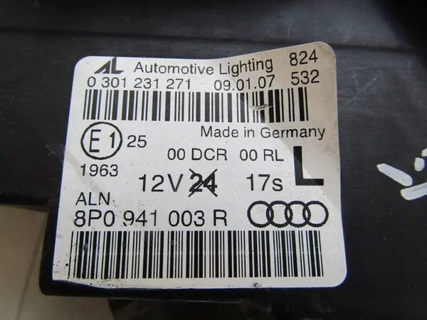 Faros delanteros Audi A3 8P Xenón 03-08 IZQ 8P0941003R image 7