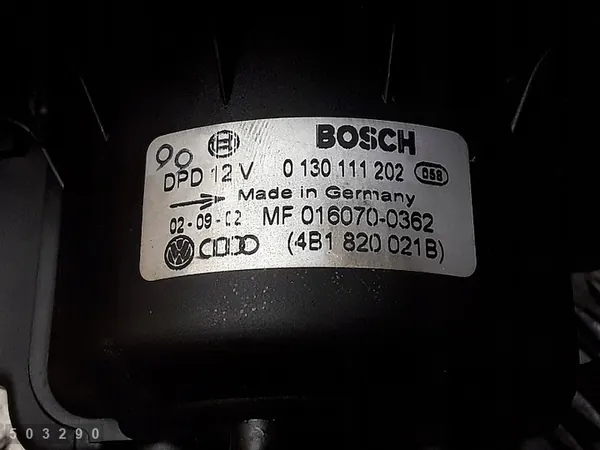Lämmityspuhallinmoottori Audi A6 2002 4b1820021b image 5