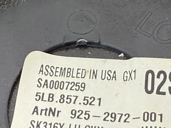 Skoda OE 5LB857521 Inserção Espelho Esquerdo - Usado image 3