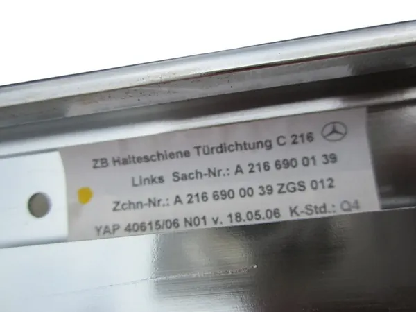 Garniture de toit gauche Mercedes W216 C216 image 4