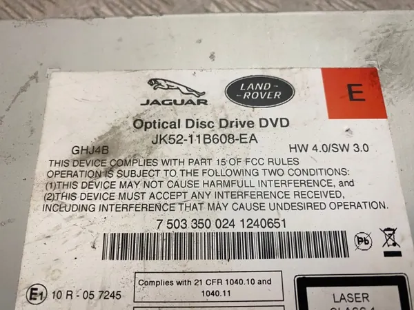 Land Rover L405 GPS/DVD multimedia-asema OEM JK5211B608EA image 5