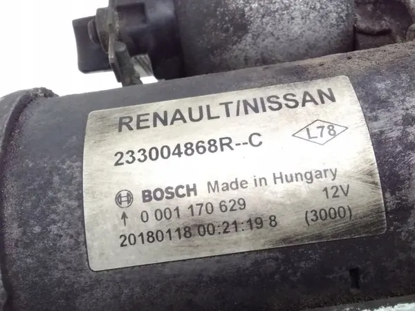 Motor de arranque Renault Megane IV 0001170629 image 4