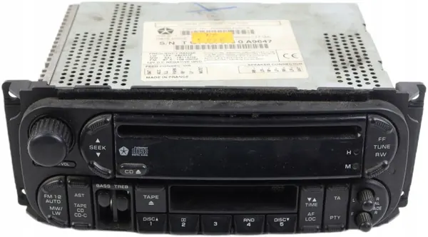 Radio CD/Cassette OEM P04858543ACA pour Chrysler PT Cruiser image 2