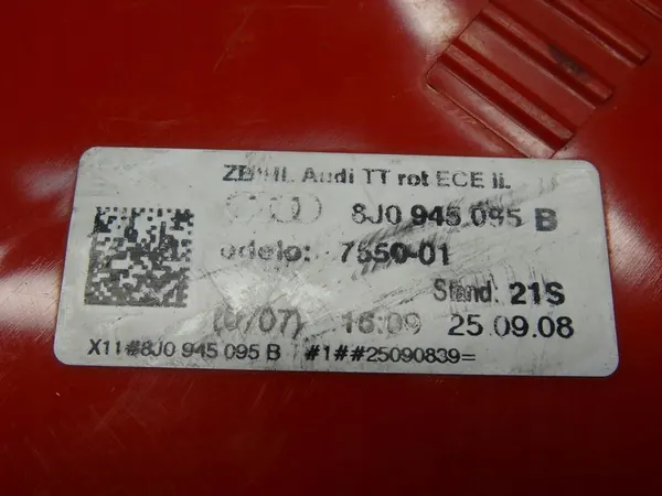 AUDI TT 8J 06-14 Luz Trasera Izquierda 8J0945095B image 10