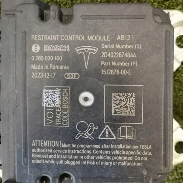 Sensor Airbag Tesla Model Y OEM 1512876-00-E image 3