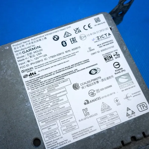 Unité de navigation OEM 65125B3F564 pour BMW X5 G05 LCI image 5