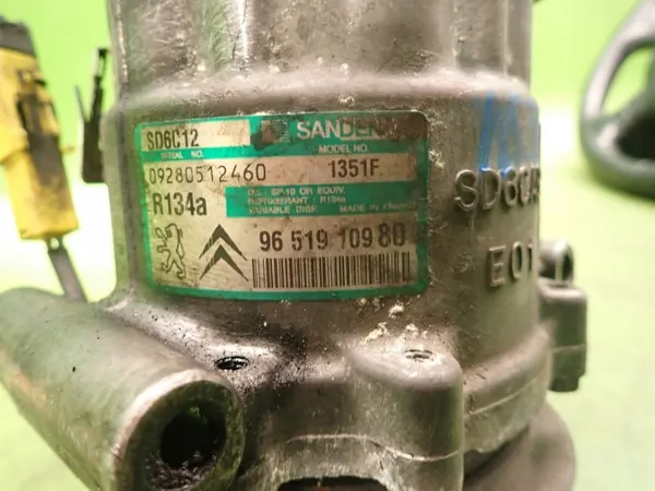Compresseur climatisation OEM 9651910980 Citroen C4 Grand Picasso image 7