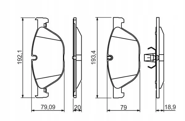 Juego de pastillas de freno Bosch para BMW 5 F10 image 7