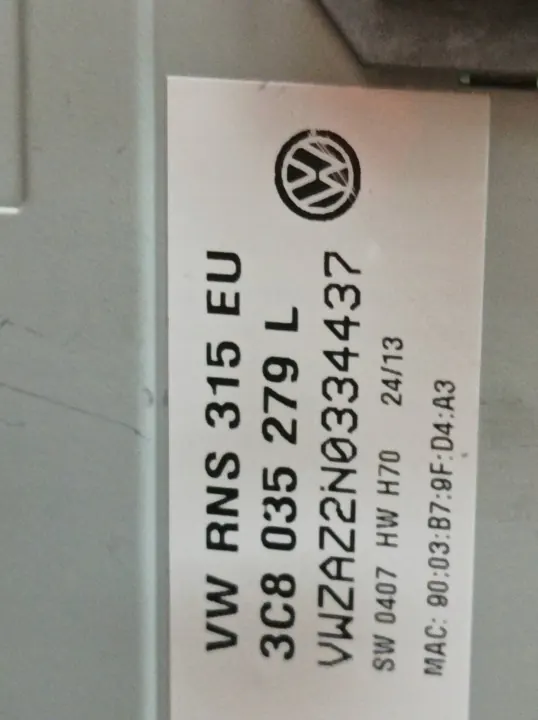 OEM 3C8035279L Radio Navigation Golf V Jetta image 3