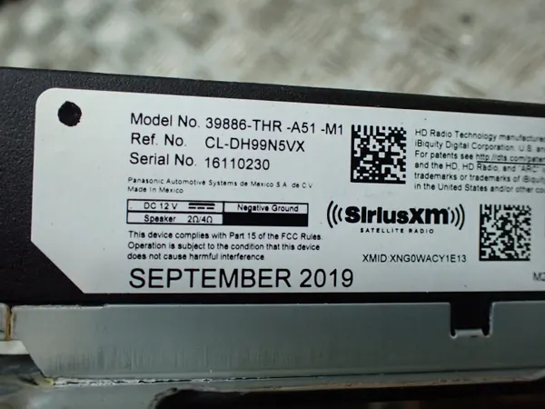 Audio Versterker OEM 39886-THR-A51 voor Honda Odyssey image 4