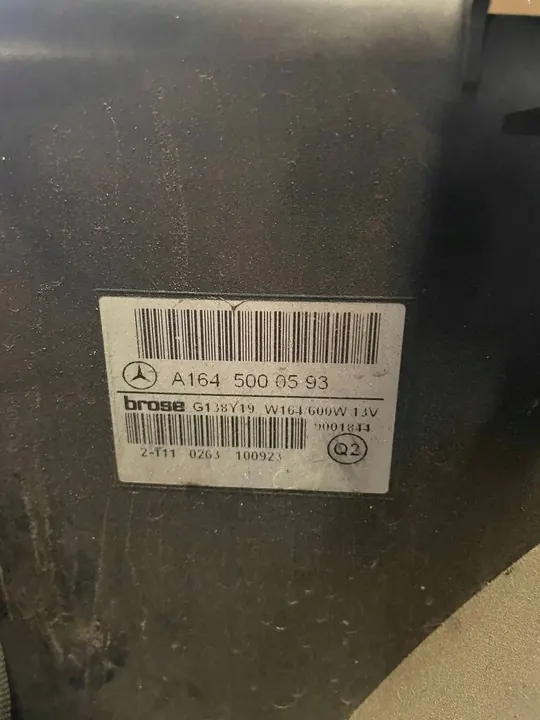 KYLFLÄKT MERCEDES GL ML 164 A1645000593 image 7