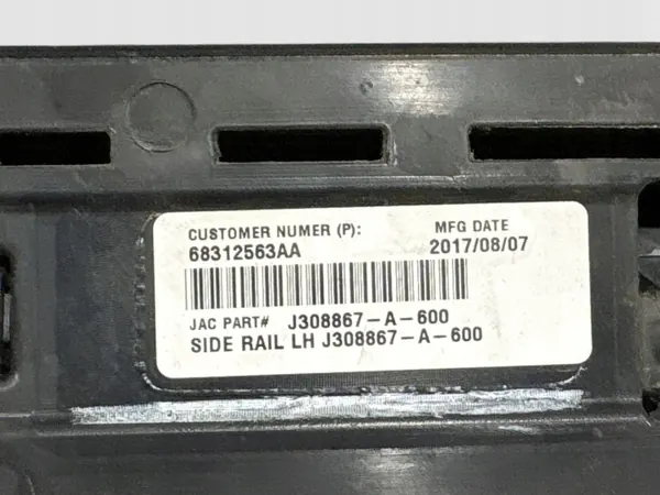 Vänster takräcke OEM 68312563AA för Dodge Durango 2014+ image 8