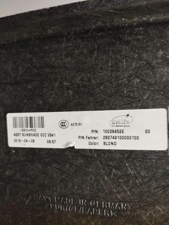 Schiebedach OEM 39834278 für Volvo S90/V90 2017 image 6