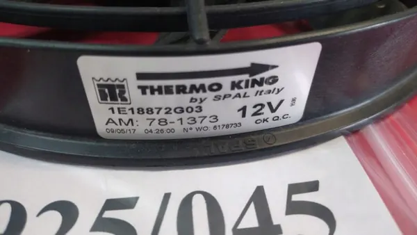 Ventilateur d'unité de réfrigération Thermo King 1E18872G03 image 3