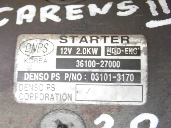 KIA CARENS II 06 R 2.0 CRDI ARRANQUE 36100-27000 image 6