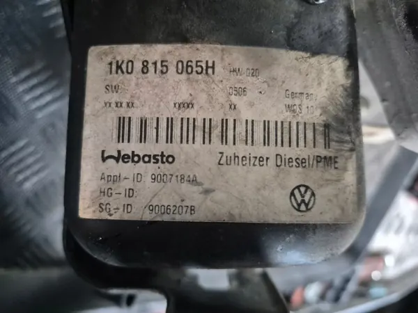 Webasto Heizung OEM 1K0815065R 9007184H für VW Touran image 3