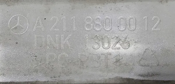 Rivestimento paraurti posteriore Mercedes E W211 2002-2006 - A2118800012 image 2