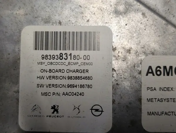 OEM 9839383180 Inverter Laddningsmodul för Opel Corsa F image 6