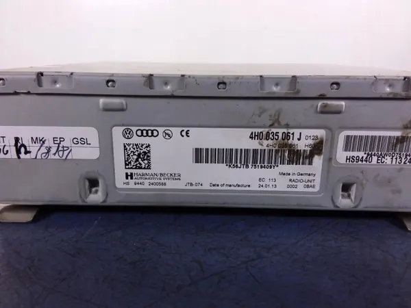 Audi A8 D4 Radion Viritin OEM 4H0035061J - Käytetty image 4