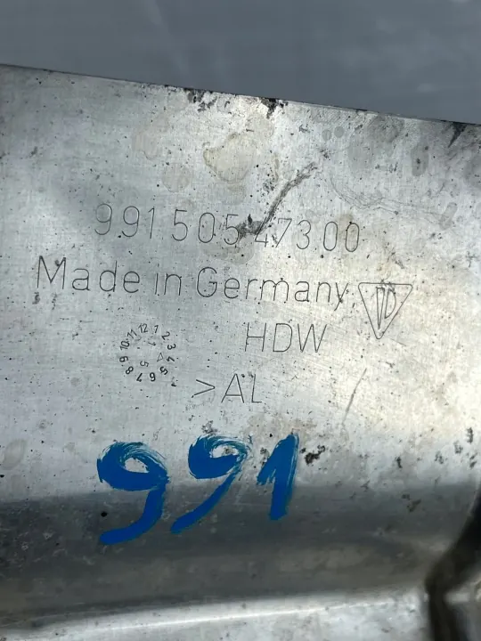 Porsche 991 Wärmeisolationsschild OEM 99150547300 image 3
