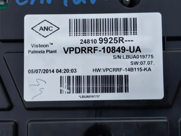 Contador Renault Captur I OEM 248109925R 4 image 3