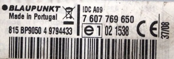 Changer CD Blaupunkt OEM 7607769650 - Occasion image 4