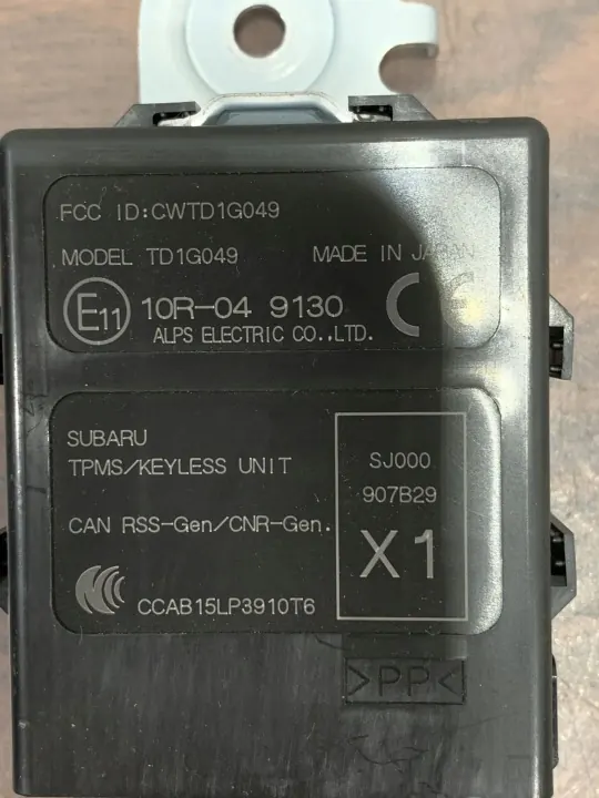 Módulo sin llave Subaru Forester OEM CWTD1G049 image 6
