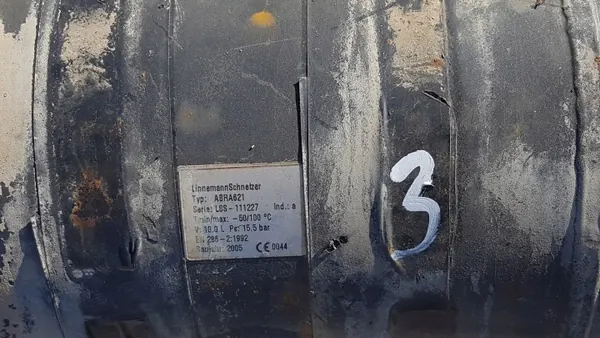 Tanque de ar 10L DAF 45 55 LF Usado image 4