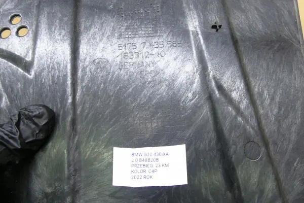 OEM 7435565 Unterbodenschutz links BMW 4 G22 image 4