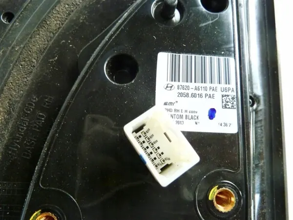 Espejo derecho delantero usado OEM 87620-6110 para Hyundai i30 II image 4