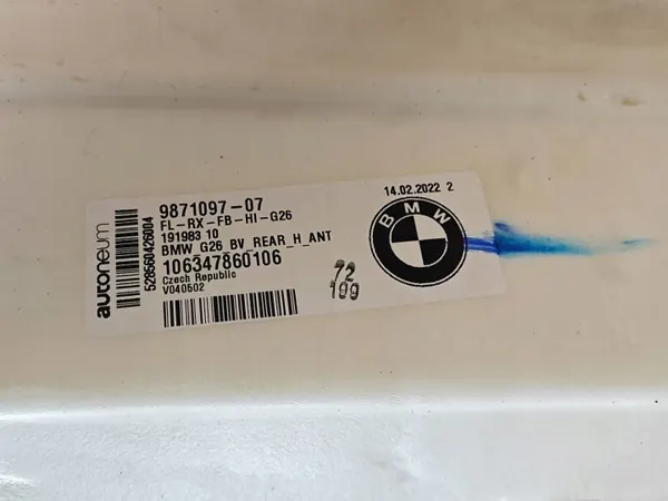 OEM 9871097 Fußmatte hinten für BMW 4 G26 image 7