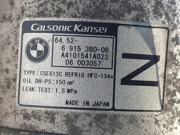 Compressore Aria Condizionata BMW E87 E90 2.0 i image 2