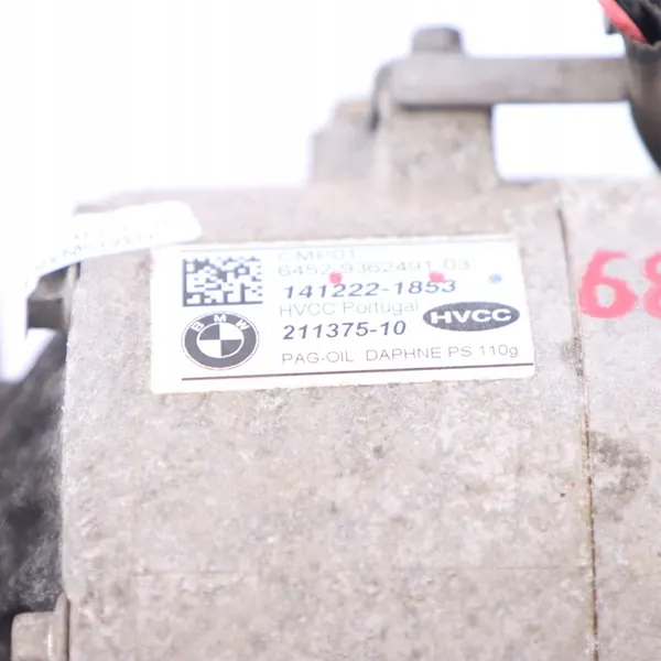 Compressore aria condizionata BMW OE 6826880 image 5