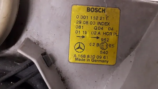 MERCEDES A-KLASSE W168 97-00 LINKER KOPLAMP A1688200961 image 7