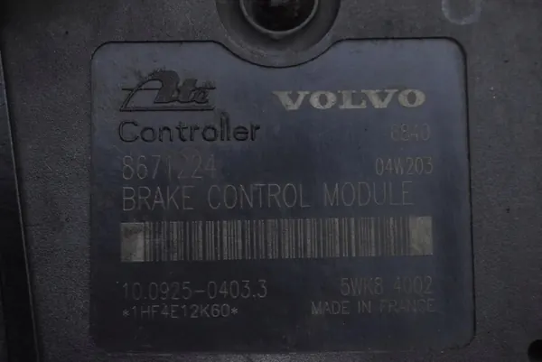 ABS-pumppu OEM 08671225 Volvo XC90:lle 2002-2006 image 7